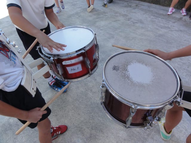 運動会の練習 鼓笛パレード 楽器紹介 深川小学校 日々のできごと