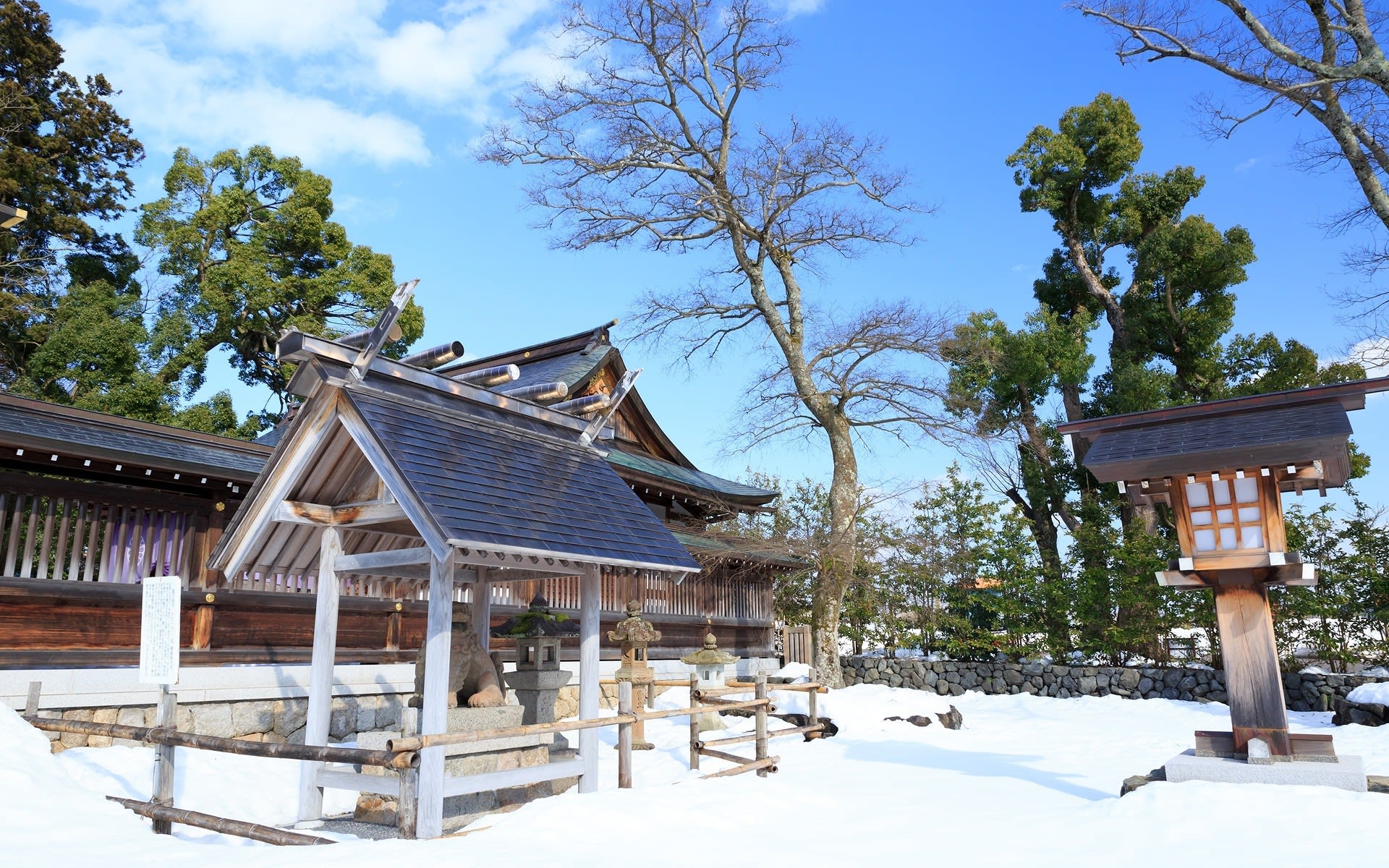 17年雪の京都 元伊勢籠神社の壁紙 計8枚 壁紙 日々駄文