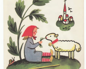 まりーちゃんとひつじ なつかしい絵本 001 お母さんと読む英語の絵本