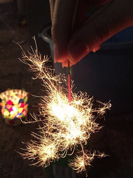Iphone スロー で手持ち花火を撮ってみたら意外に綺麗でした 万華鏡