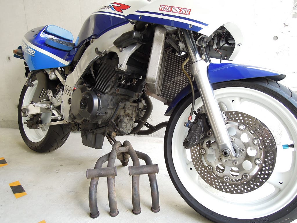 スズキ　GSX-R400（GK73A）　K2tec フルエキマフラー　管17399