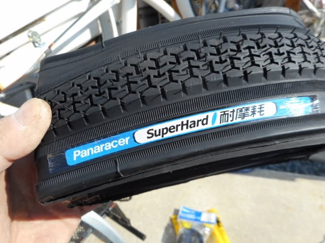 タイヤ交換 パナレーサー 耐摩耗軽量タイヤ スーパーハード - Kinoの 