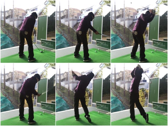 スイング中に肩を下げる ゴルフの空 Get Golf Academy 主宰 松村公美子のブログです