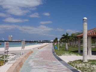 沖縄県北谷町アラハビーチのランニングコースは最高 浜人ブログ