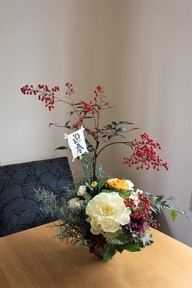 南天と葉牡丹の正月の花 そらまめ 楽しみのかけら探し 南天と葉牡丹の正月の花 そらまめ 楽しみのかけら探し