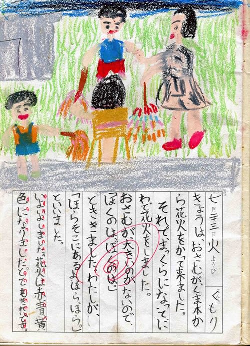 小学校２年生の絵日記 キカクブ日誌