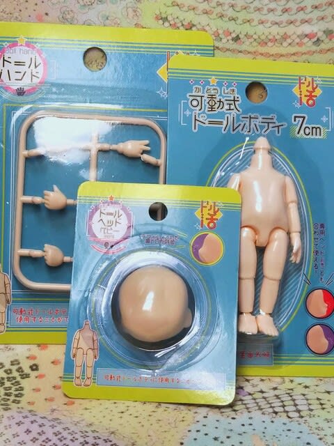 766:セリアドールボディ7cm - おしゃま