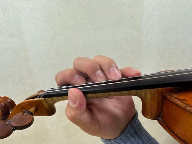 バイオリン左手（パターン1） - スズキ・メソード 清水尚志