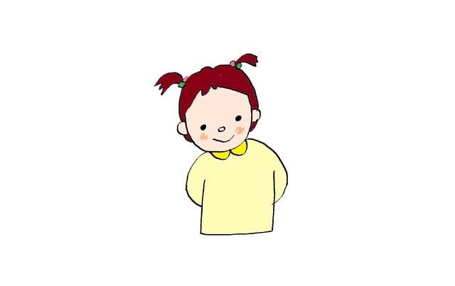 １課 自己紹介 人物１０ スーザンの日本語教育 手描きイラスト