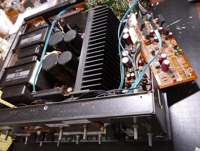 SONY TA-F555ESX 修復作業 その9 - 院長の趣味 ≪オーディオや SONY TA-F555ESX 修復作業 その9 - 院長の趣味 ≪オーディオや