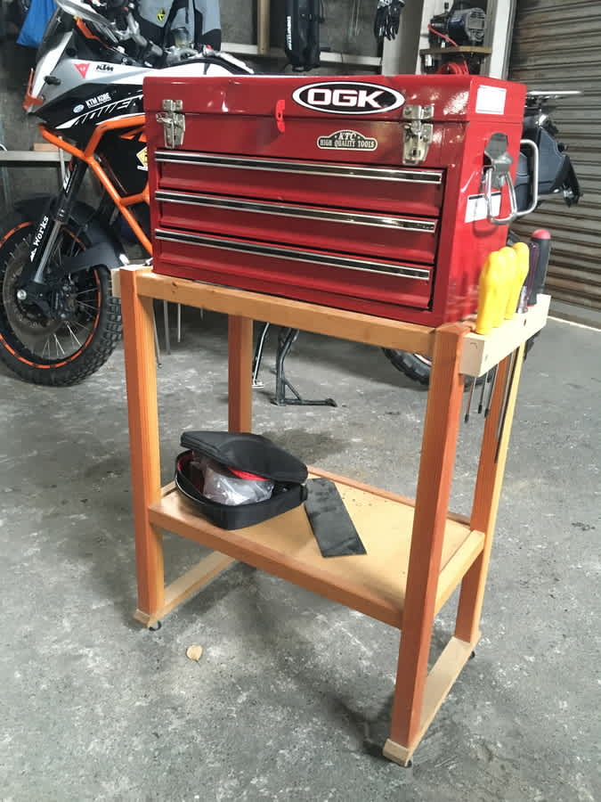 今日のktmは 工具箱の台 道はいらねぇ Ktm 1190 Adventure R