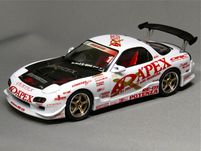 アオシマ D1 APEX RX7 完成 - What Me Worry? カーモデル製作記 アオシマ D1 APEX RX7 完成 - What Me Worry? カーモデル製作記