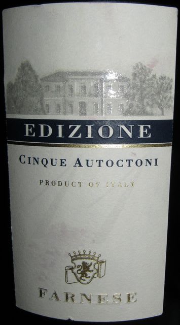 Edizione Cinque Autoctoni Farnese 2011