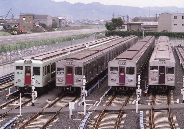 ある日の大阪市営地下鉄谷町線八尾車庫 - akaの鉄道撮影日記