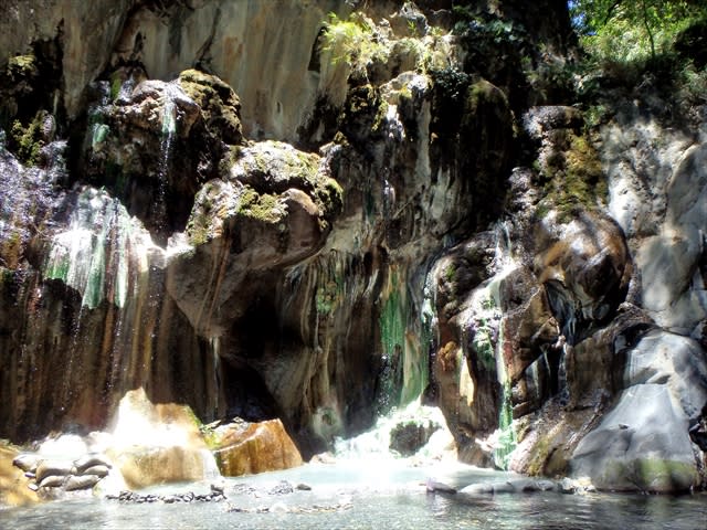 台湾で最も美しい野湯 栗松温泉 その3 いざ入浴 温泉逍遥