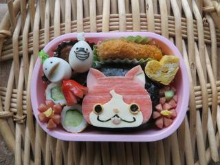 キャラ弁 妖怪ウォッチ ジバニャン ウィスパー ツクってみよう