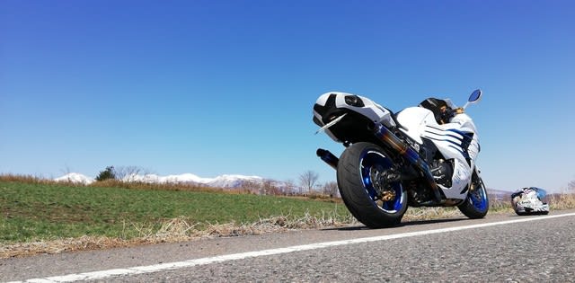 雪と温泉と那須ツーリング2019・春 と、バイクマフラー紹介 - ZX-14R 