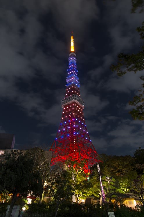 ハロウィンカラーの東京タワー 初心者の写真