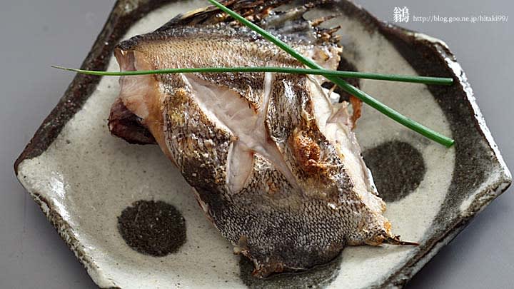 イシナギの塩焼きと天麩羅 鏡面界 魚食系女子の気まぐれ雑記帖