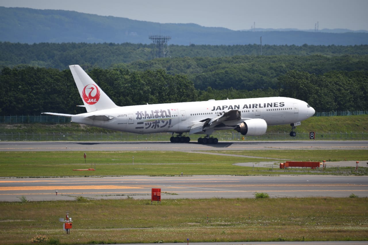がんばれ ニッポン ｓｐｋ ７月９日 新千歳空港 ボンさんの飛行機写真