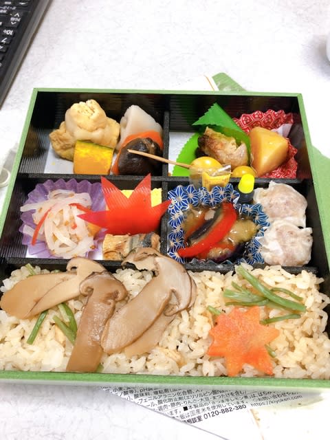 9 27 夕飯 立川にて お昼の残り 鯛のお寿司 プチママはミッキー好き