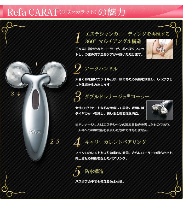 ReFa CARAT リファ カラット 美顔ローラー マッサージ エステ 美容