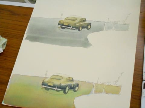 物の描き方 初めてのアスファルトと車 Sakura Artsalon Osaka 物の描き方 初めてのアスファルトと車 Sakura Artsalon Osaka