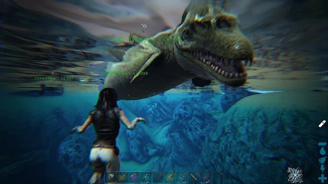 Ark Ps4 バシロサウルスで初めての水中ブリーディング そうだ ゲーム買おう
