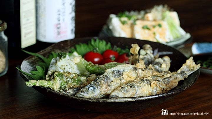 メヒカリの天麩羅 鏡面界 魚食系女子の気まぐれ雑記帖