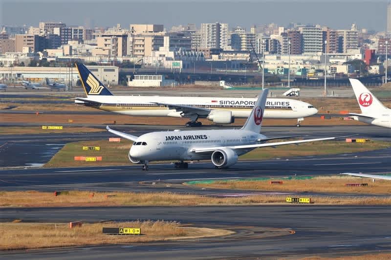 2019年12月12日：羽田空港②（ランウェイ16R離陸ラッシュ!） NAOの乗り物探訪日記