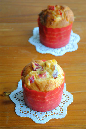 ホットケーキミックスで さつまいもと リンゴの カラメルマフィン 四万十住人の 簡単料理ブログ