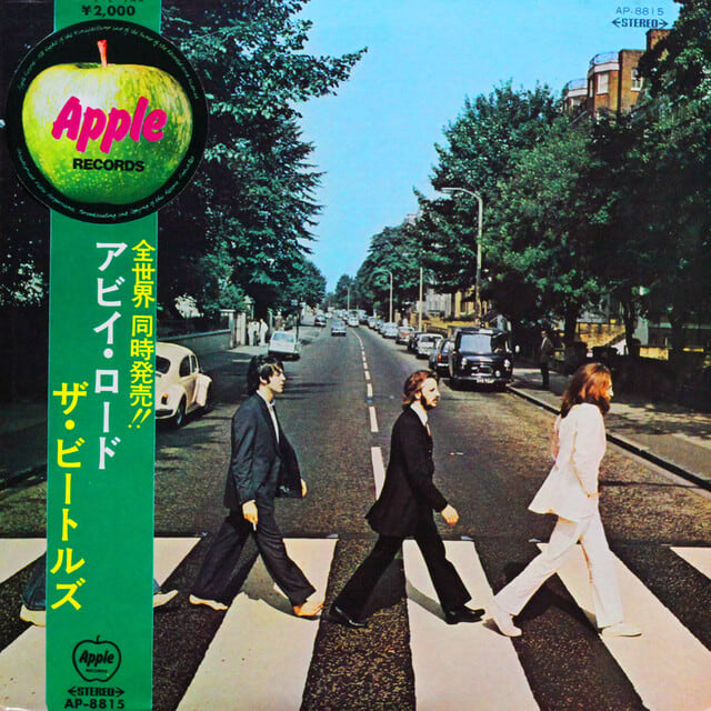 ◇赤盤◇1969年初回補充票丸帯付きLP◇ビートルズ The Beatles「Abbey