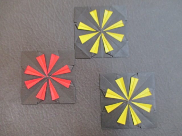 折り紙 花火 火花 折り方動画 創作折り紙の折り方