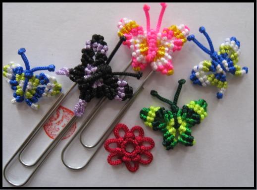 蝶のクリプと編み方 小娘の手芸