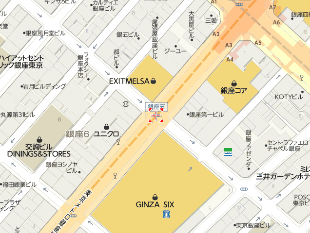 １０月の銀座 銀座五丁目交差点から銀座四丁目交差点へ ｐａｒｔ１ 緑には 東京しかない
