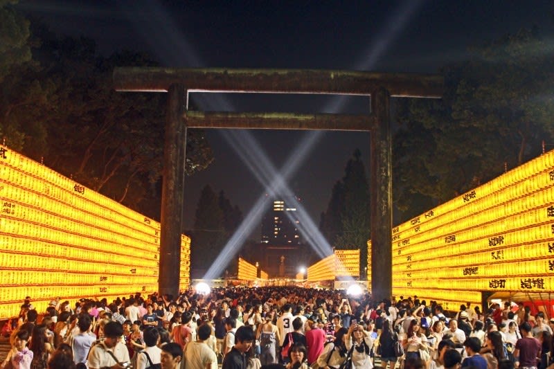 光の祭典 みたままつり 靖国神社 写真で綴るすぎさんのブログ