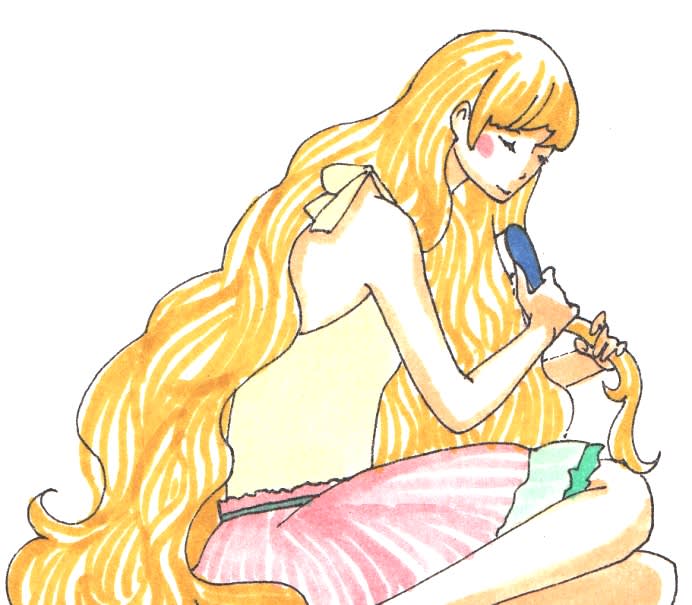 髪長姫 黒坂のお絵かき展覧会 髪長姫 黒坂のお絵かき展覧会