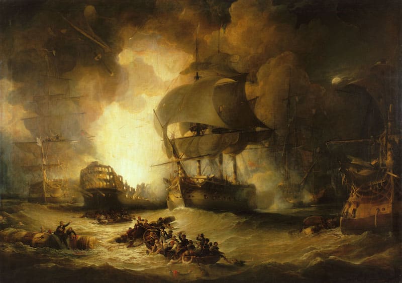 ナイルの戦いでイギリス海軍がフランス艦隊を破った 世界メディア ニュースとモバイル マネー