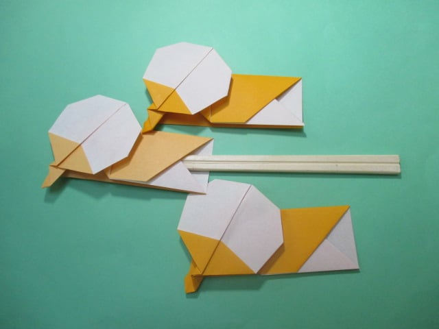 うちわの箸袋おりがみ 折り方動画 創作折り紙の折り方