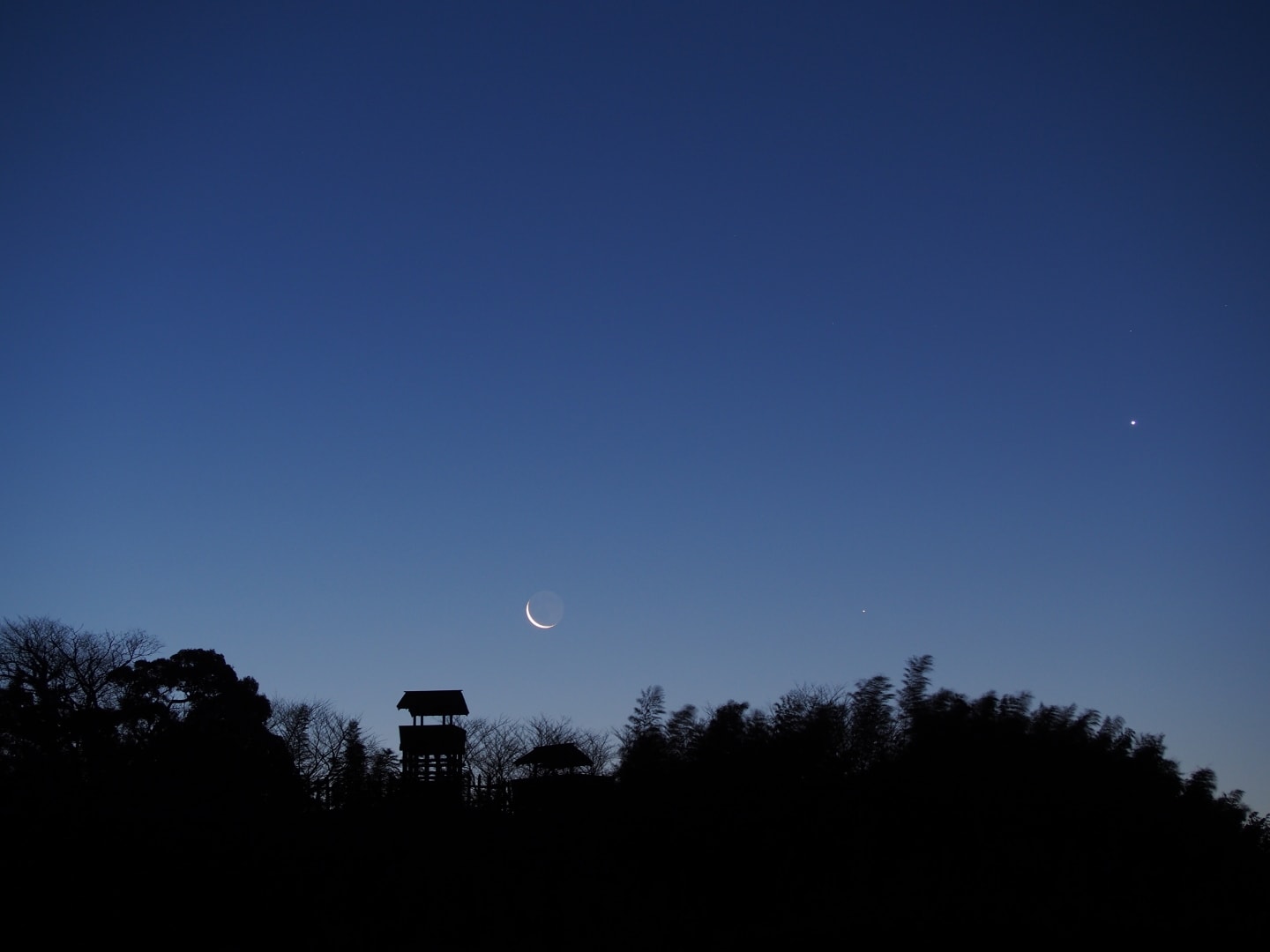 東条城＆月齢28.1の画像