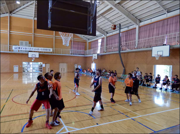 第9回萩交流大会 山口県fidバスケットボール連盟