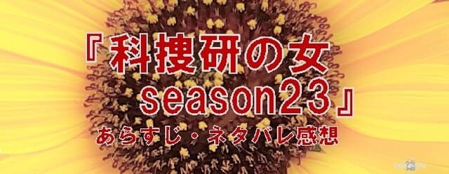 『科捜研の女season23』あらすじ・ネタバレ感想 tataraworks