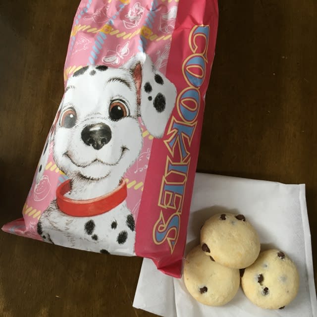 101匹わんちゃんクッキーチョコチップ２袋☆ディズニーお菓子 未開封