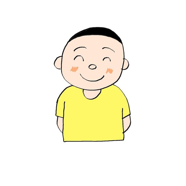 オノマトペ 笑いの感情 にこにこ スーザンの日本語教育 手描きイラスト
