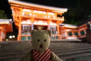 神輿も出そろった 八坂神社 鉾も組みあがった四条通の夜のお散歩 ネコのミモロのjapan Travel ｍｉｍｏｒｏ ｔｈｅ ｃａｔ Japan Travel