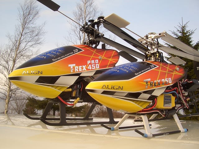 T-REX 250 450Pro 調整 - 電動ヘリ を 飛ばすためには？ T-REX 他 と