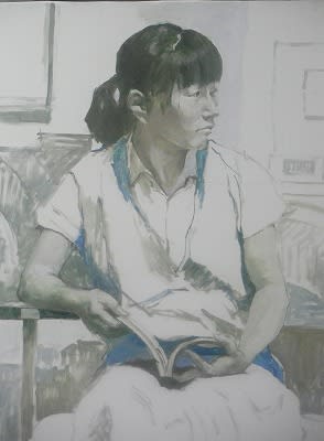 私の５０号人物画 油彩 ３ 絵画指導 菅野公夫のブログ