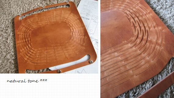 本革メッシュバッグ Natural Tone