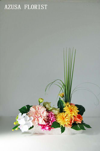 高級造花アレンジ 通販 アーティフィシャルフラワー プリザーブドフラワー Azusa Florist 高級造花アレンジ 通販 アーティフィシャルフラワー プリザーブドフラワー Azusa Florist