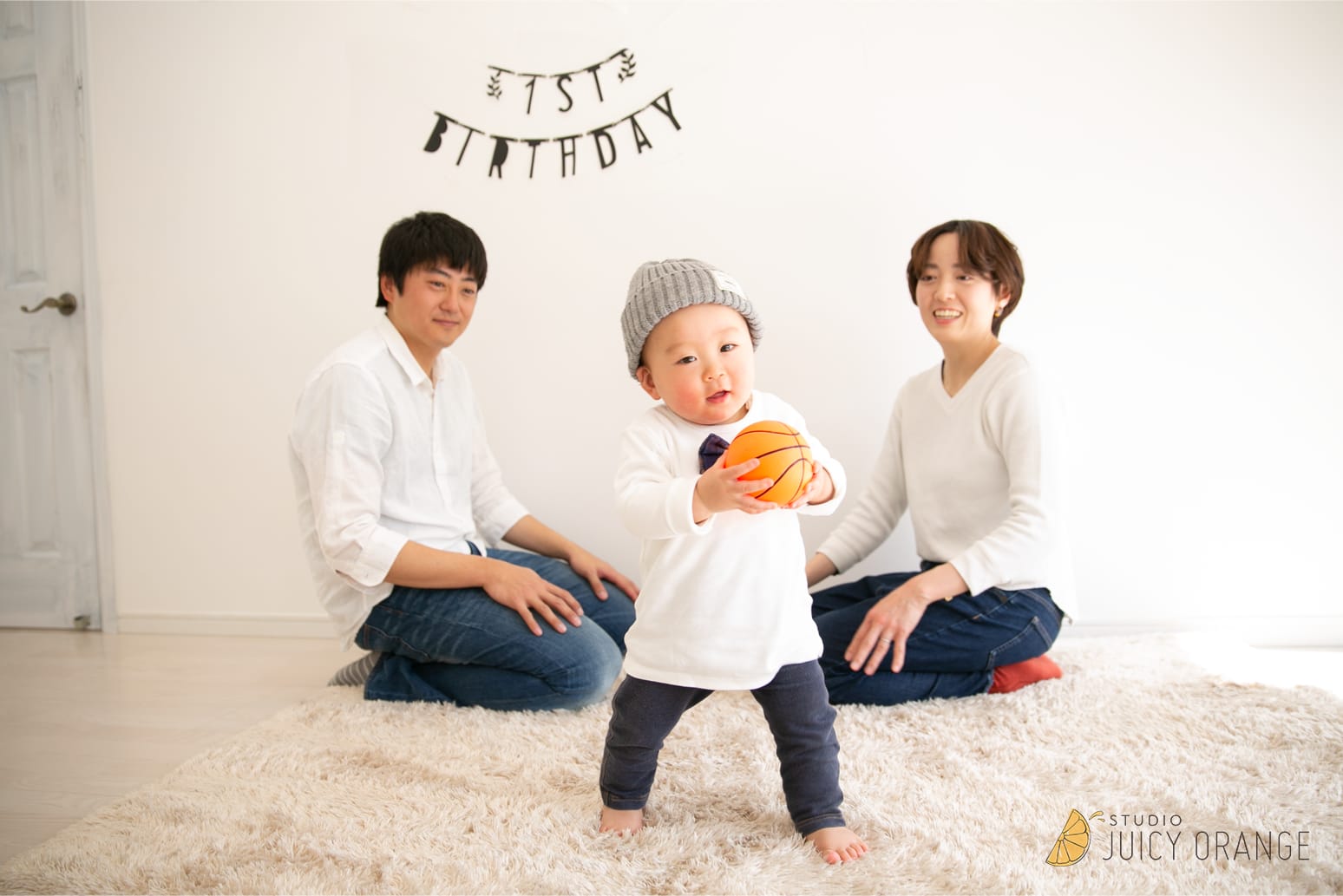 仙台でおしゃれな家族写真を撮りたい 一軒家の写真スタジオ Hello Juicyorange
